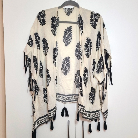 1X kimono wrap summer cardigan festival boho - Picture 1 of 5